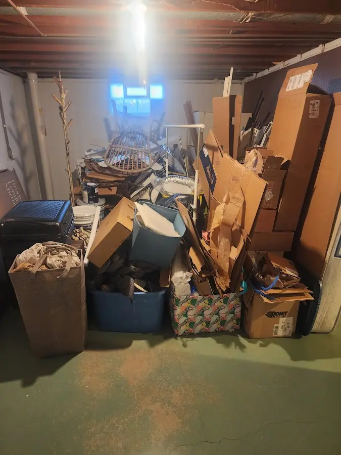 Roll-off dumpster container at job site for Roll Off Dumpster Rental in San Carlos